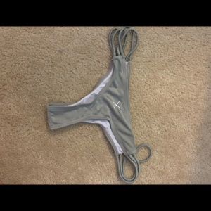 BOUTINELA - gray side strap bottoms